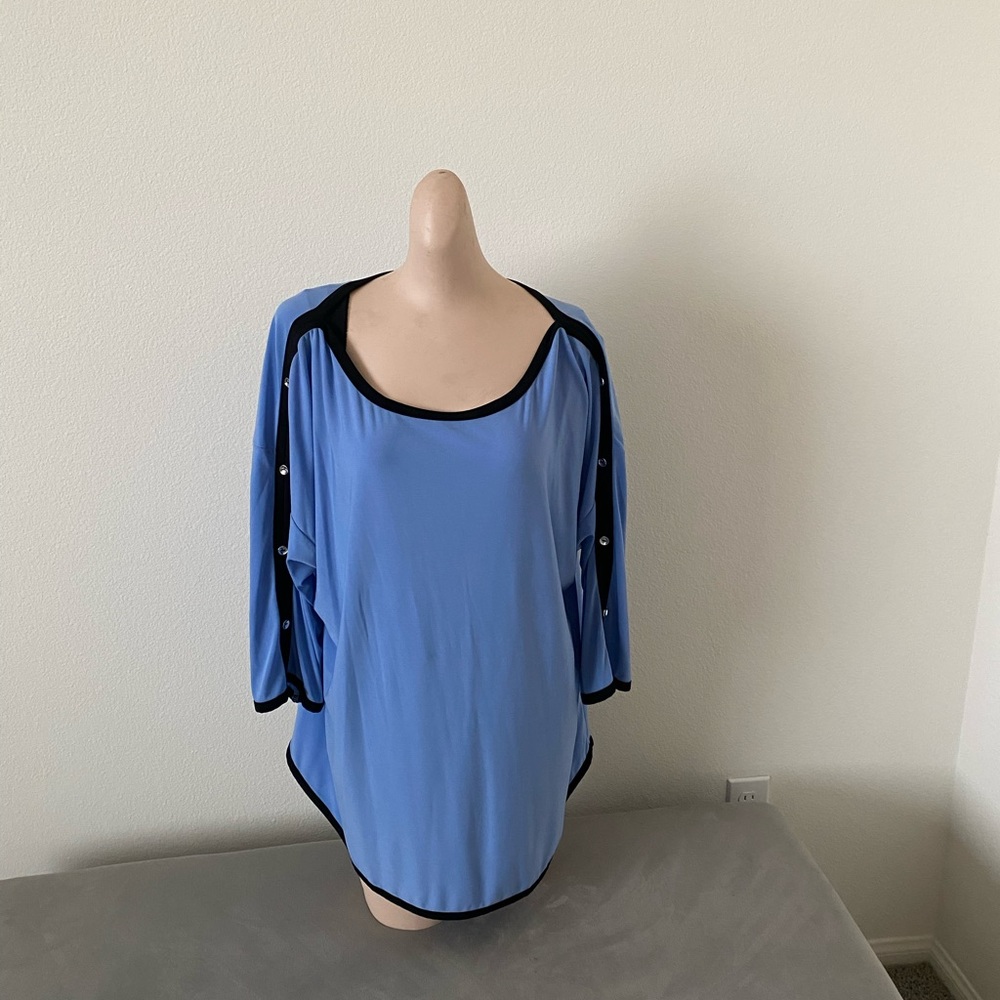 Royal Blue pullover blouse
